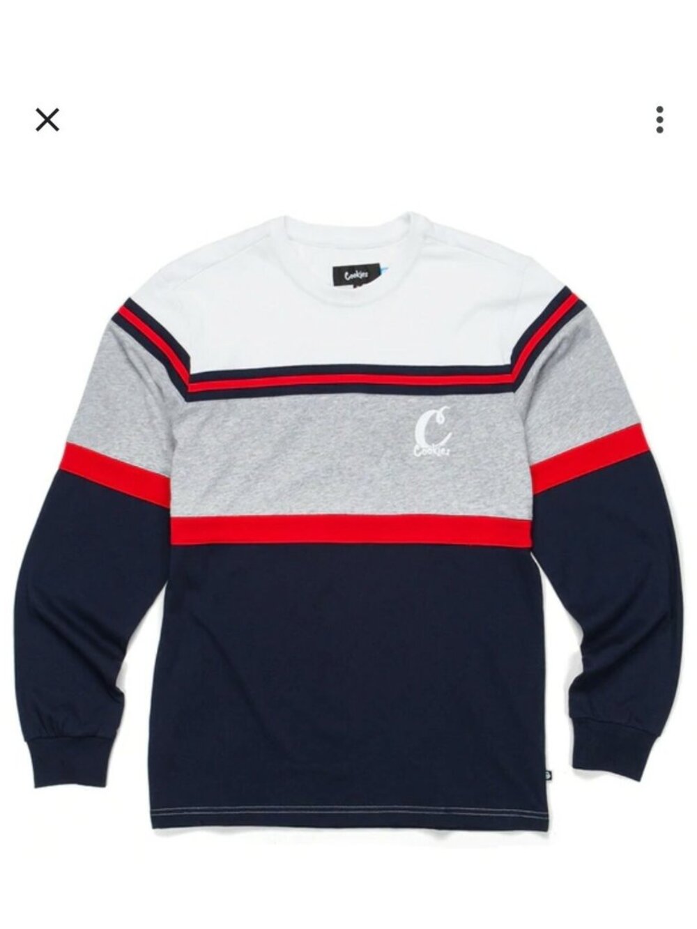 Cookies Front Runner L/S Jersey Knit COOKIES CLOTHING shirt sz M